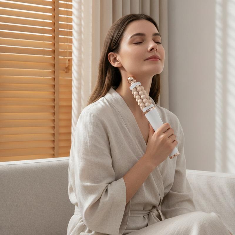 Massageador facial 3D com rolo - Luxury Skincare Tools avaliação e preço